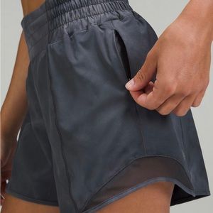 Lululemon black/grey running shorts